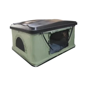 2 3 Person Waterproof Aluminum Shell Roof Top Tent for Camping Straight Bracing Type with Ladder Accessory Car Rooftop Tent