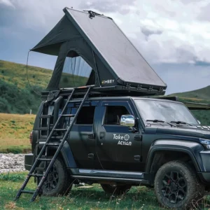 2-3 Person Waterproof Camping Hard Aluminum Rooftop Tent