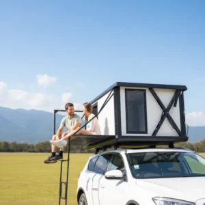 2-4 Person Aluminum Alloy Electric Automatic-Opening Four-Season Rooftop Tent