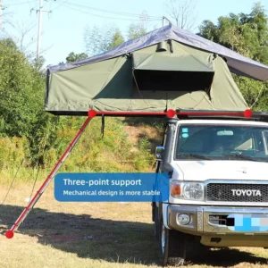 2 5people Hardshell Car Roof Top Tent Hard Shell Aluminum 420D PU Automatic Waterproof Camping Tents for Vehicles