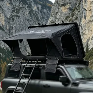 2 Person 4 Season Quick Setup PU3000mm Waterproof Overland Aluminium Hard Shell Rooftop Tent