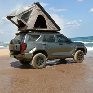2 Person Aluminum Alloy Frame Oxford Four season Roof Top Tent High Load Capacity Large Space Hard Shell Waterproof Windproof
