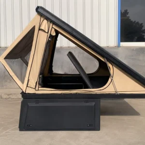 2-Person Aluminum Hard-Shell Rooftop Camping Tent for Car Travel