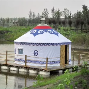 2-Person Canvas Yurt Tent for Parties and Events