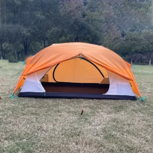 2 Person Dome Camping Tent Aluminum Pole Portable Outdoor Hiking Tent Waterproof for Team Activities