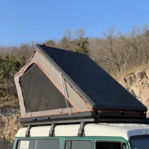 2 Person Lightweight Aluminum Alloy UV Resistant Waterproof Hard Shell Roof Tent Double Layer Automatic Opening Quick Setup