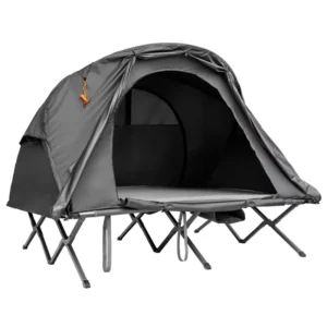 2-Person Outdoor Camping Tent with External Cover, PVC Material