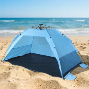 2-Person Outdoor Fishing Pop-Up Canopy Tent, Portable Waterproof Beach Shelter