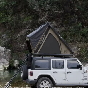 2 Person Ultralight Outdoor Camping Car Roof Tent with Gas Strut Quick Auto Setup for 4×4 Vehicle SUV Truck Overland