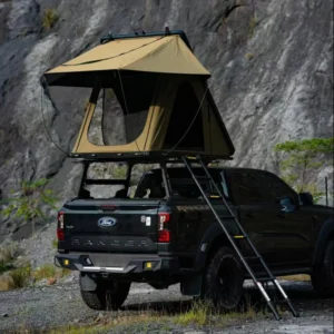 2 Person Waterproof Hard Shell Rooftop Tent for 4×4 Off-Road Car Camping