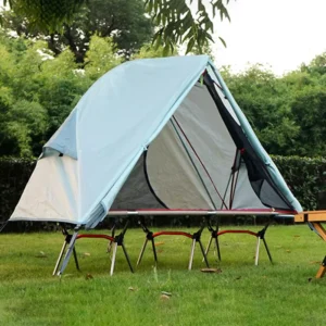 2 in 1 Tent Canopy System Quick Setup Dual Layer 210D Oxford Cloth Glamping Tent
