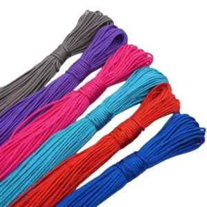 2 mm Woven Bracelet Thread for Outdoor Camping Tent Use, Multicolor