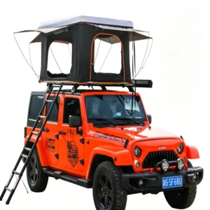2.1M Vertical Opening ABS Car Rooftop Tent Extended Canopy Four season Quick Automatic Opening UV Protection for Outdoor Camping