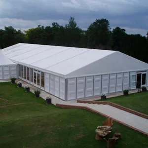 20 X 20 Party Marquee Tent Outdoor Commercial Wedding Tent With Shade