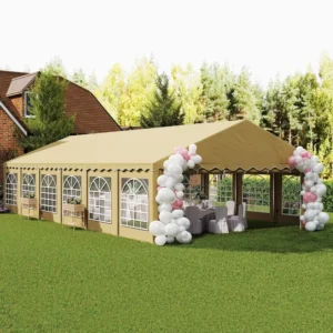 20′ X 40′ Heavy Duty Four Season Waterproof Windproof UV Resistant Party Tent Galvanized Frame Outdoor Canopy Large Wedding