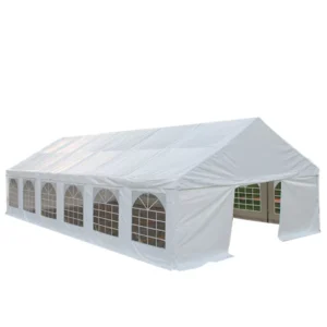 20′ X 40′ Upgraded Galvanized Heavy Duty PVC Party Tent Canopy Shelter with Removable Window Walls PVC Wedding Tent