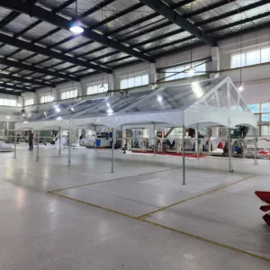 20 ft X 40 ft (6.1 m X 12.2 M) Clear Top Gable Frame Tent Party Event Marquee Wedding Tents