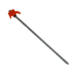 20.5cm Tent Pegs & Mallets Camping Accessories Steel Screw Sand Pegs Alloy Screw Tent Pegs
