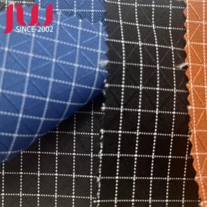 200D*300D Nylon Polyester Diamond Checks PU Coated Fabric Durable Wear-Resistant Weatherproof for Backpacks Luggage