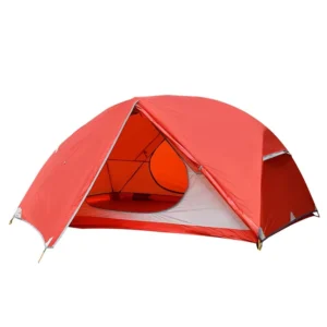 20D Nylon Silicone-Coated Aluminum-Pole Ultralight Waterproof Tent for Camping and Hiking