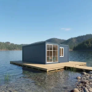 20ft 40ft Waterproof Eco-Friendly Folding Container House Fast Assembly Space-Saving Prefab for Field Exploration Camp Dormitory