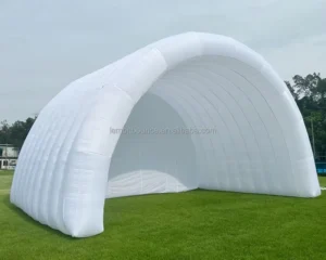 20ft L*33ft W*18ft H Portable Oxford Inflatable Stage Tent Indoor Outdoor Rooftop Booth Four season Quick Opening