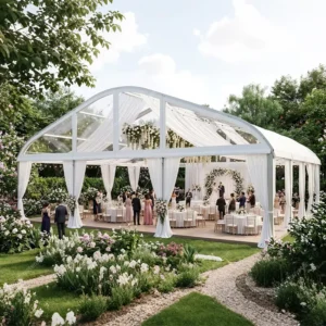 20m Width Aluminum Wedding Tent for Garden Party Outdoor Reception and Private Events