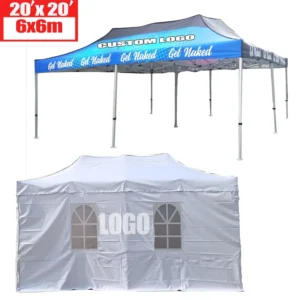 20×20 ft Outdoor Commercial Pop-Up Marquee Tent for Weddings, Parties, and Events