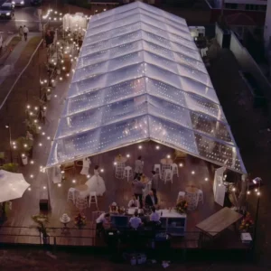 20×30 Transparent Wedding Event Tent for Outdoor Party Banquet 500 People