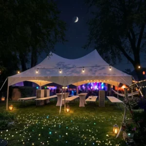 20×40 FT Aluminum Alloy Outdoor Commercial Tent All Season Use Garden Trade Show Large Party Tent