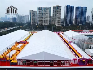 20x40m Four-Season Extended Style PVC Wedding Marquee Tent Fire Retardant UV Resistant 2000-3000mm Waterproof 800
