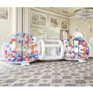25ft Inflatable Transparent Igloo Dome Tent Double Bubble House for Weddings and Parties