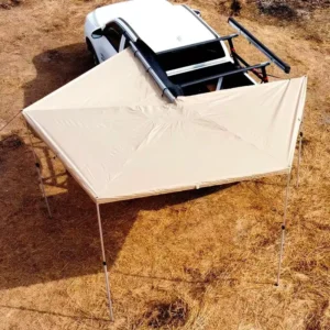 270° Car Rooftop Tent with Durable Alloy Frame Waterproof Awning for SUVs and Off-Road Vehicles for Camping