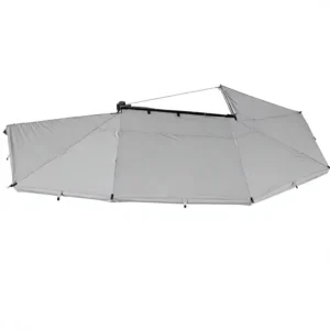 270 Degree Awning 3.5M 900D Oxford Waterproof Tear Resistant Aluminum Side Tent TriColor LED Universal SUV 4×4 OffRoad Camping
