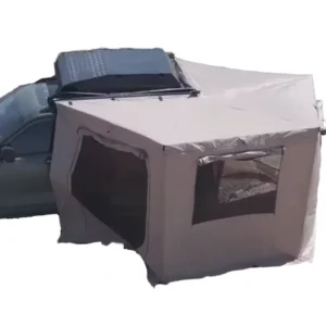 270 Degree Awning For SUV 4×4 Freestanding Quick Setup Waterproof Vehicle Awning Camping With Poles Roof Top Tent