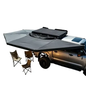 270 Degree Awning Freestanding Quick Open Car Side Awning Aluminum Alloy UPF50+ Waterproof for SUV Truck Overlanding
