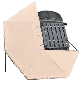 270 Degree Cotton Sunshade Overland Camping Tent with Rav4 Outdoor Car Roof Awning 270 Toldo Shade