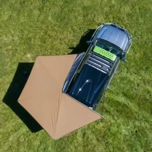 270 Degree Waterproof Outdoor Camping Car Side Awning Fan Shaped Canopy Oxford Fabric LED Lights Four Season 270×2.0m 2.5m