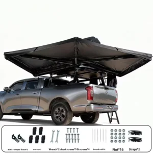 270 SUV Rooftop Tent with Double Poles and Automatic Opening Aluminum-Magnesium Alloy