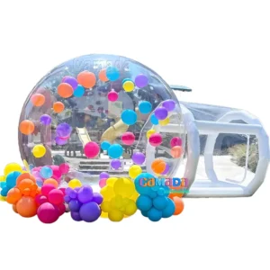 2m Diameter Transparent PVC Party Fun House Clear Inflatable Bubble Tent