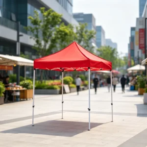 2x2M Lightweight Folding Pop-Up Canopy Tent for Trade Shows and Community Events