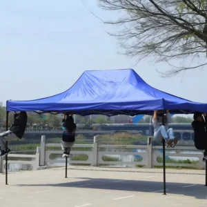 2x2m Durable Breathable Waterproof Oxford Fabric Iron Rod Steel Frame Pop-Up Tent >3000mm Waterproof All Seasons Foldable