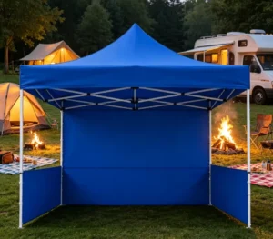2x2m Outdoor Folding Pop-Up Canopy Tent, 40mm Aluminum Frame, 14kg, 600D PU Waterproof