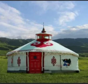 3-15 Meter Customized Mongolian Yurt Cover and Frame Round Outdoor Tent for Fish Ponds