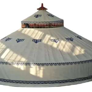 3-15 Meter Diameter Waterproof Mongolian Yurt Cover and Frame Round Outdoor Tent for Fish Ponds