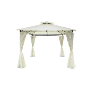 3*3M Heavy Duty Eco-Friendly Modern Outdoor Steel Pergola – Patio for Garden, Balcony & Commercial Use (Powder Coated)