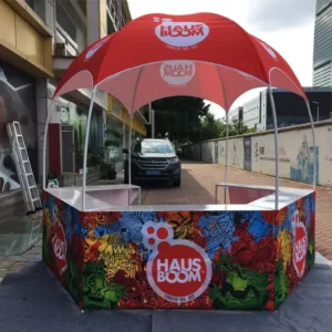 3*3m Hexagonal Promotion Booth Outdoor Display Kiosk Dome Tent