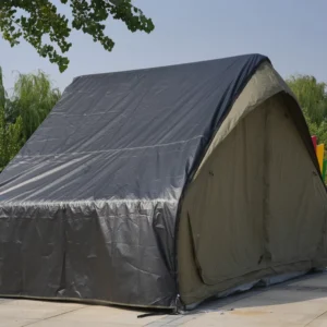 3 4 People Waterproof Air Tent T C Fabric Inflatable Tent Outdoor Camping with Awning
