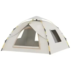 3-4 Person Automatic Pop Dome Tent 1000mm Waterproof UPF50+ Oxford Cloth Insect Proof Quick Setup Family Camping Picnic Hiking