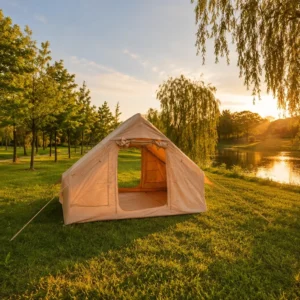 3 4 Person Inflatable Tent 6.3sqm Standard Air Column 210D Oxford 300x210x200cm Khaki Family Portable Easy Build Glamping
